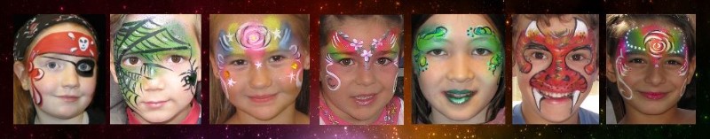 Kinderschminken-Motive-Beispielbilder Kinderschminken-Motive-Beispielbilder