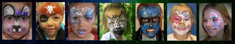 Kinderschminken-Schminkgesicht-Beispiele-Vorlagen Kinderschminken-Schminkgesicht-Beispiele-Vorlagen