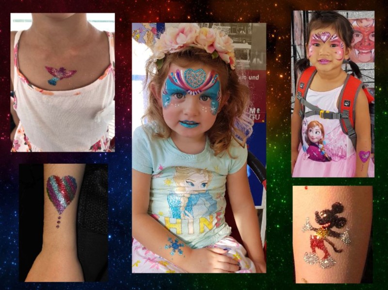 Tattoo-Glitzertattoo-Glittertattoo, Tattodeko-Kindertattoo-Dieburg