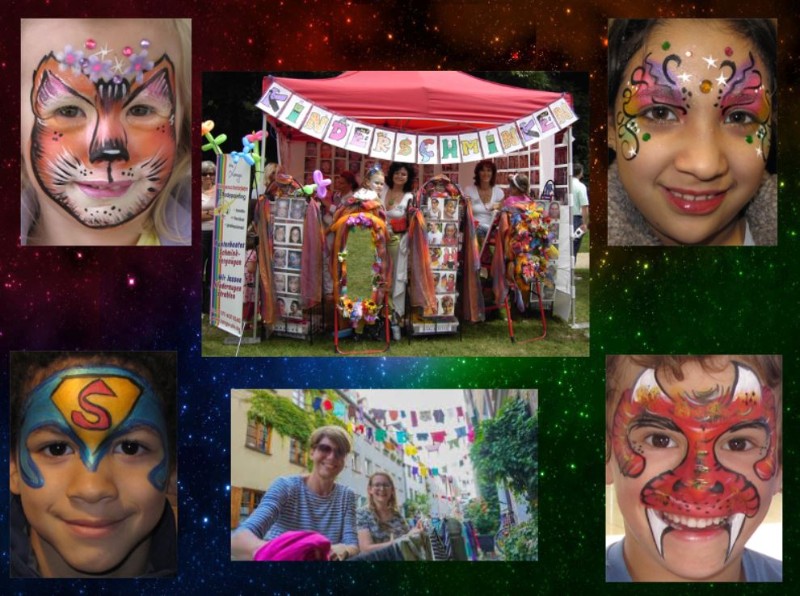 Strassenfest-Kinderschminken-Firmenpräsenz Strassenfest-Kinderschminken-Firmenpräsenz