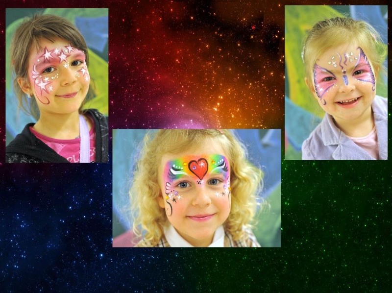 Kinderschminken-Gemeindefest-