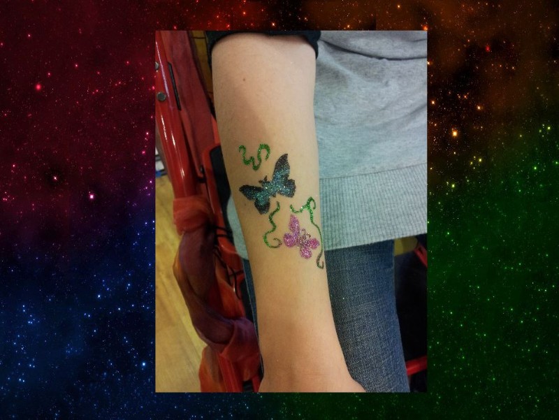 Glitzertattoo-Gemeindefest