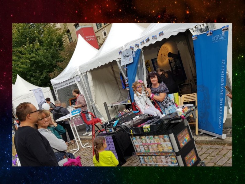 Kinderschminken-Schminkstand-Straßenfest